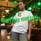 Badge "Je n'arrive pas à pincer ça !" Drapeau irlandais 