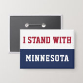 Badge Je suis avec Minnesota (Recto/Verso)