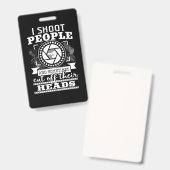 Badge Je Suis Photographe (Avant & arrière)