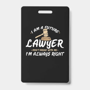 Badge Je Suis Un Futur Avocat