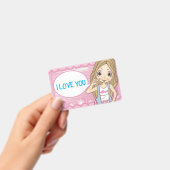 BADGE JE T'AIME (Manuel / portable)