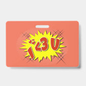Badge Je t'aime (Arrière)