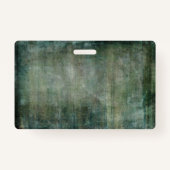 Badge Je te souris derrière ce masque ! Grunge vert (Dos)