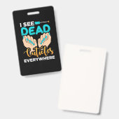 Badge Je Vois Des Cuticules Partout (Recto et verso)