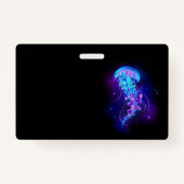 Badge Jellyfish éclatante couleur (Dos)