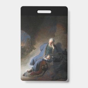 Badge Jérémie pleurant sur la chute de Jérusalem, Rembra