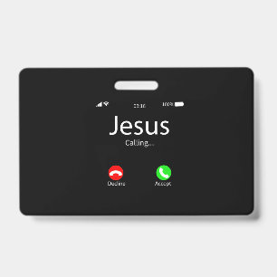 Badge Jésus Appelle Chrétien