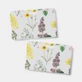 Badge Jeu de fleurs vintage (Avant & arrière)