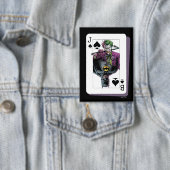 Badge Joker and Batman Spade Playing Card Illustration (Insitu)