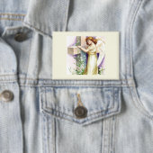 Badge Joli Ange Et Croix (Insitu)