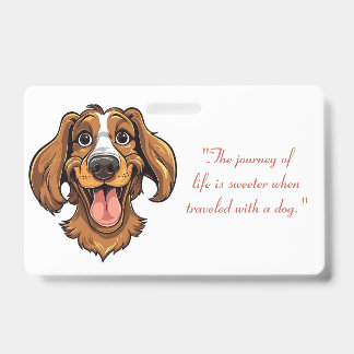 Badge Joli composant Golden Retriever |