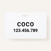 Badge Joli composant Golden Retriever | (Dos)