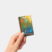 Badge Joli Dreamcatchers colorés dans Vitre vide (Manuel / portable)