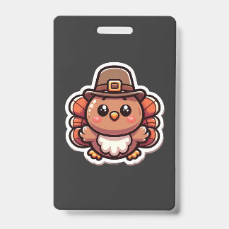 Badge Jolie dindon trottin'