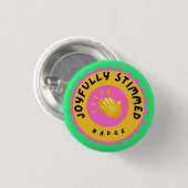 Badge joliment serti (Devant & derrière)