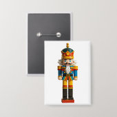 Badge Jouet de noisette de Noël Gay pride Rainbow (Recto/Verso)