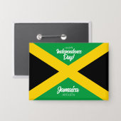 Badge Jour de l'indépendance de la Jamaïque drapeau nati (Recto/Verso)
