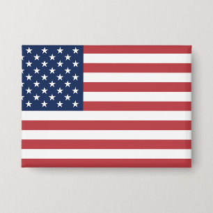 Badge Jour de l'Indépendance du drapeau des États-Unis