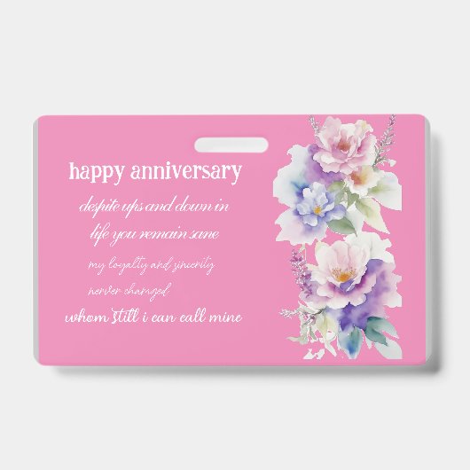 Badge jour de naissance et anniversaire (Avant)