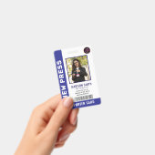 Badge Journaliste Passe Photo ID (Manuel / portable)