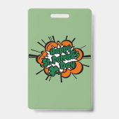 Badge Joyeuse Saint-Patrick (Arrière)