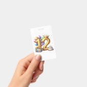 Badge Joyeux 12e anniversaire (Manuel / portable)