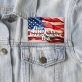 Badge Joyeux 4 juillet - Fête de l'Indépendance (Insitu)