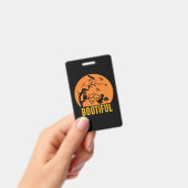 Badge Joyeux Anniversaire Drôle et Bootiful d'Halloween (Manuel / portable)