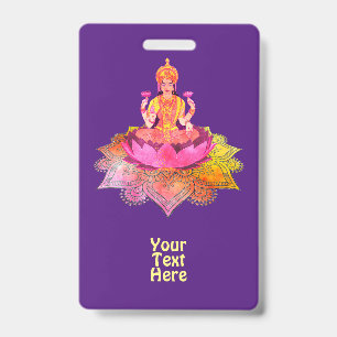 Badge Joyeux Diwali - Déesse Lakshmi Deepalavi 4