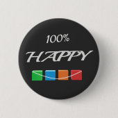 Badge joyeux du bonheur (Devant)