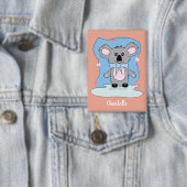 Badge Joyeux enfant koala Épinglette de la Saint-Valenti (Insitu)
