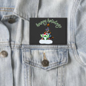 Badge Joyeux et Noël magique avec un Twist Dragon (Insitu)