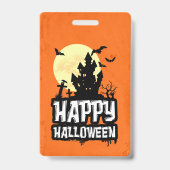 Badge Joyeux Halloween (Arrière)
