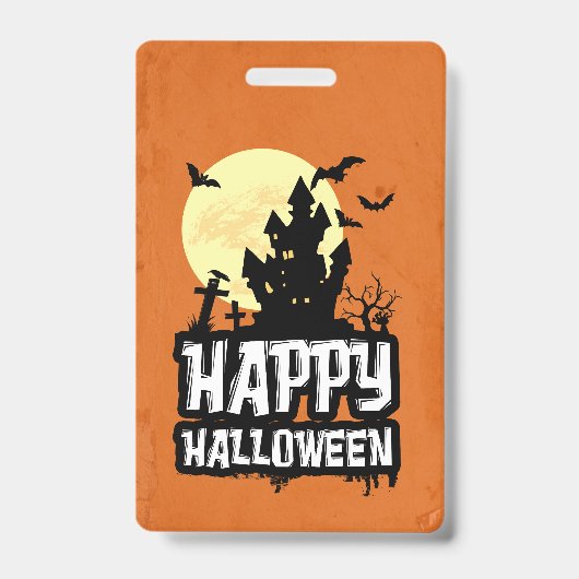 Badge Joyeux Halloween (Avant)