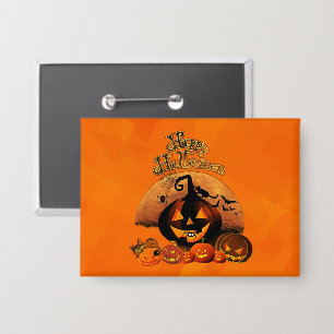 Badge Joyeux Halloween – Halloween effrayant et festif 
