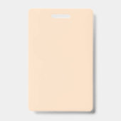 Badge Joyeux Halloween orange et mignon (Dos)