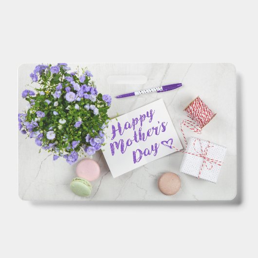 BADGE JOYEUX JOUR DE MÈRE (Avant)