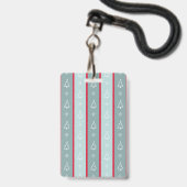 Badge Joyeux Noël (Avant avec lanière)