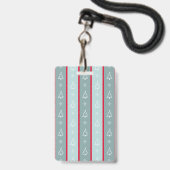 Badge Joyeux Noël (Arrière avec lanière)