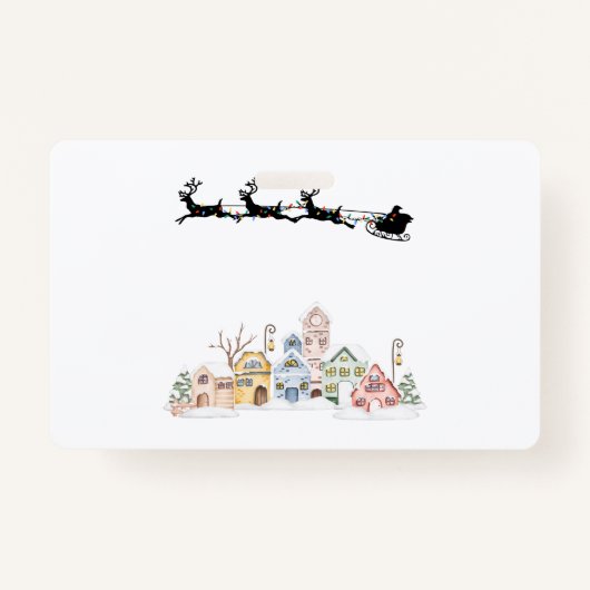 Badge Joyeux Noël (Dos)