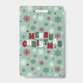 Badge Joyeux Noël (Arrière)