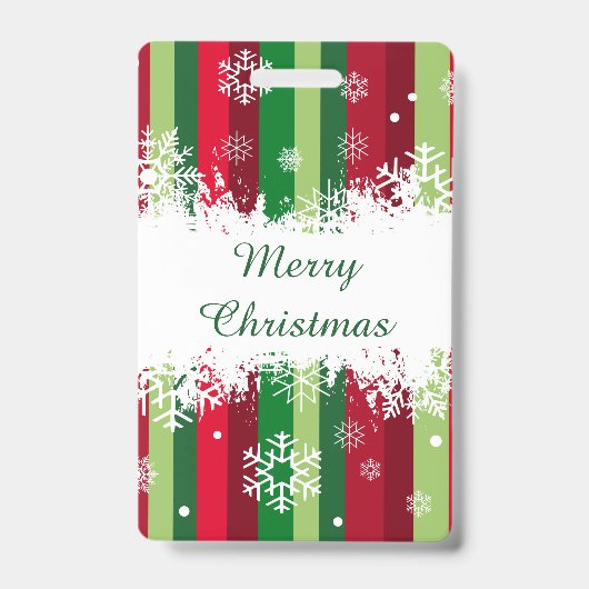 Badge Joyeux Noël (Avant)