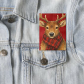 Badge Joyeux Noël Renne (Insitu)