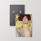 Badge Judith et le chef d'Holofernes par Gustav Klimt (Recto/Verso)