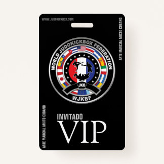 Badge JUDOKICKBOX - Vip Credencial