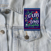 Badge Juste Une Fille Qui Aime Noël (Insitu)