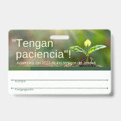 Badge JW | 2023 Conv régional anglais et espagnol (Back)