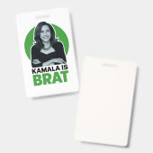 Badge Kamala est drôle et sarcastique comme une peste (Avant & arrière)