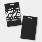 Badge Kamala Harris pour le peuple 2024 Président (Avant & arrière)