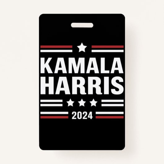 Badge Kamala Harris pour le président People 2024 (Devant)
